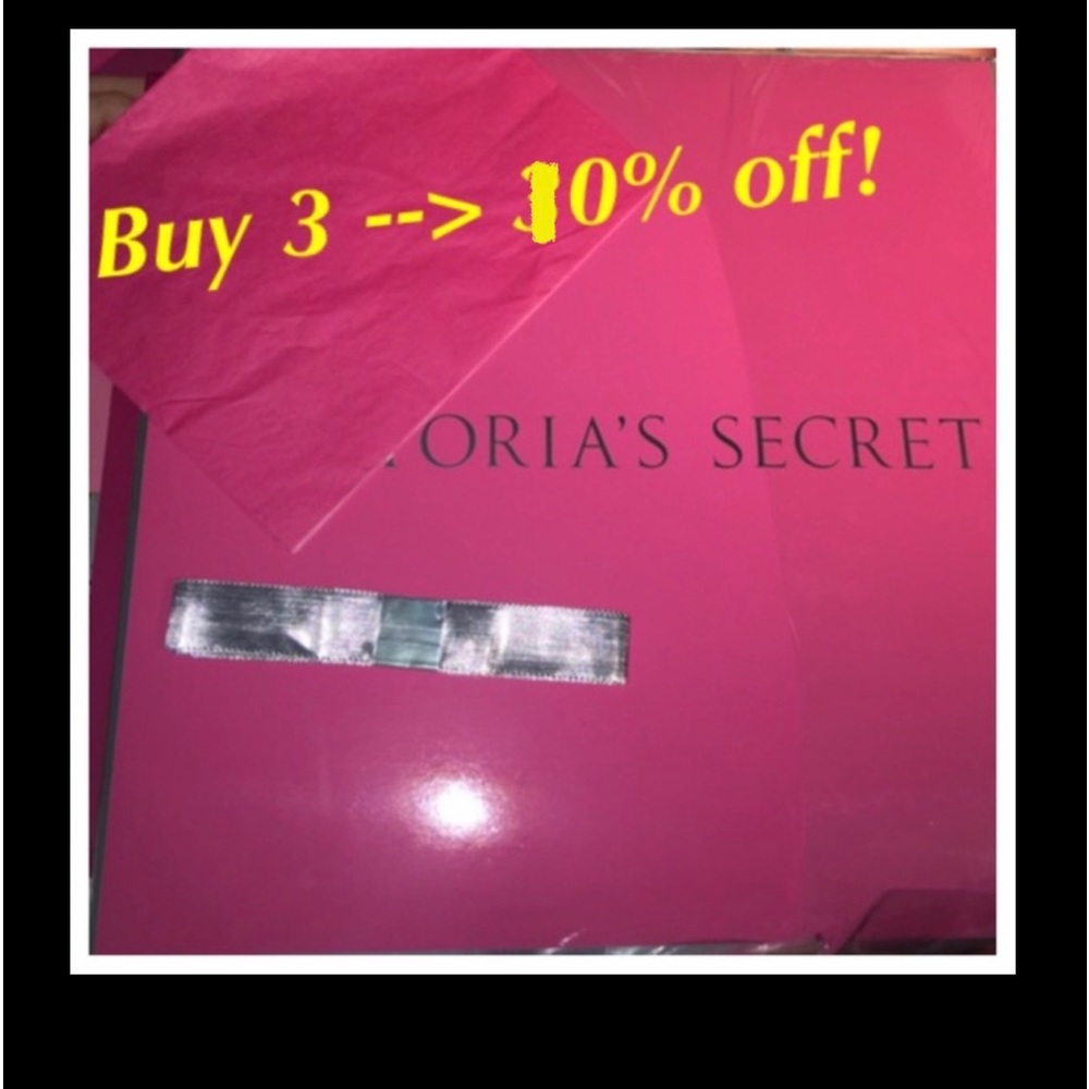 Victoria's Secret vintage gift box tissue bow set